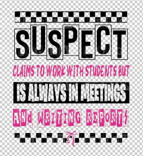 Funny Educator DTF Transfer | Overworked Teacher Gift