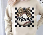Baseball Mama DTF Transfer Bundle | Coquette Bow, Game Day Designs