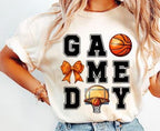 Basketball DTF Transfer Bundle | Coquette Bow, Game Day Designs (6-Pack)