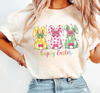 Easter Bunny DTF Transfer | Cute Coquette Bow Design, Ready-to-Press