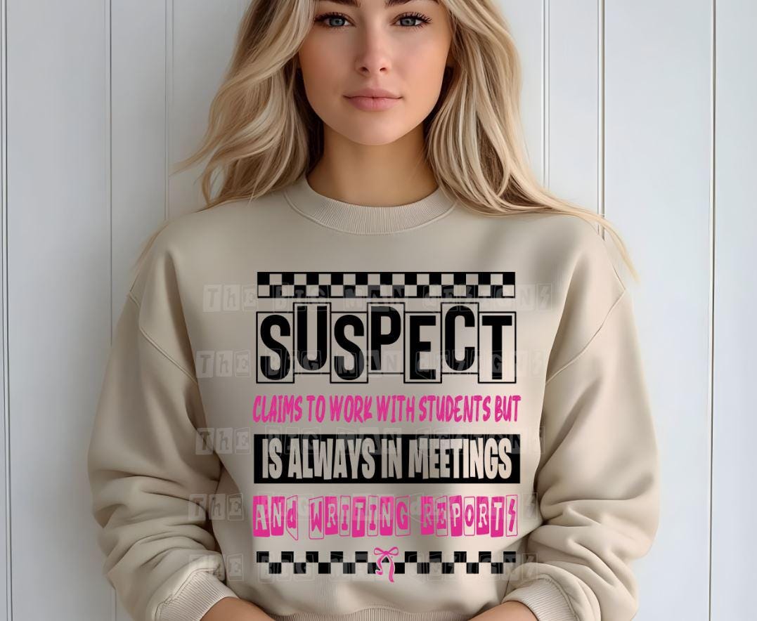 Funny Educator DTF Transfer | Overworked Teacher Gift