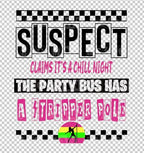 Funny Bachelorette Party PNG | Stripper Pole Party Bus (Digital Download)