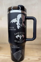 Game of Thrones Engraved 40 oz Tumbler | Stainless Steel Stanley Inspired