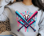 Retro Baseball Drip DTF Transfer | Ready to Press Heat Transfer