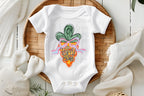 Happy Easter Carrot Coquette Bow Baby Bodysuit| Onesie | Toddler T-shirt| baby girl Easter outfit| baby boy Easter outfit