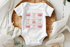 Easter Rabbit Bunny Coquette Bow Baby Bodysuit| Onesie | Toddler T-shirt| baby girl Easter outfit| baby boy Easter outfit
