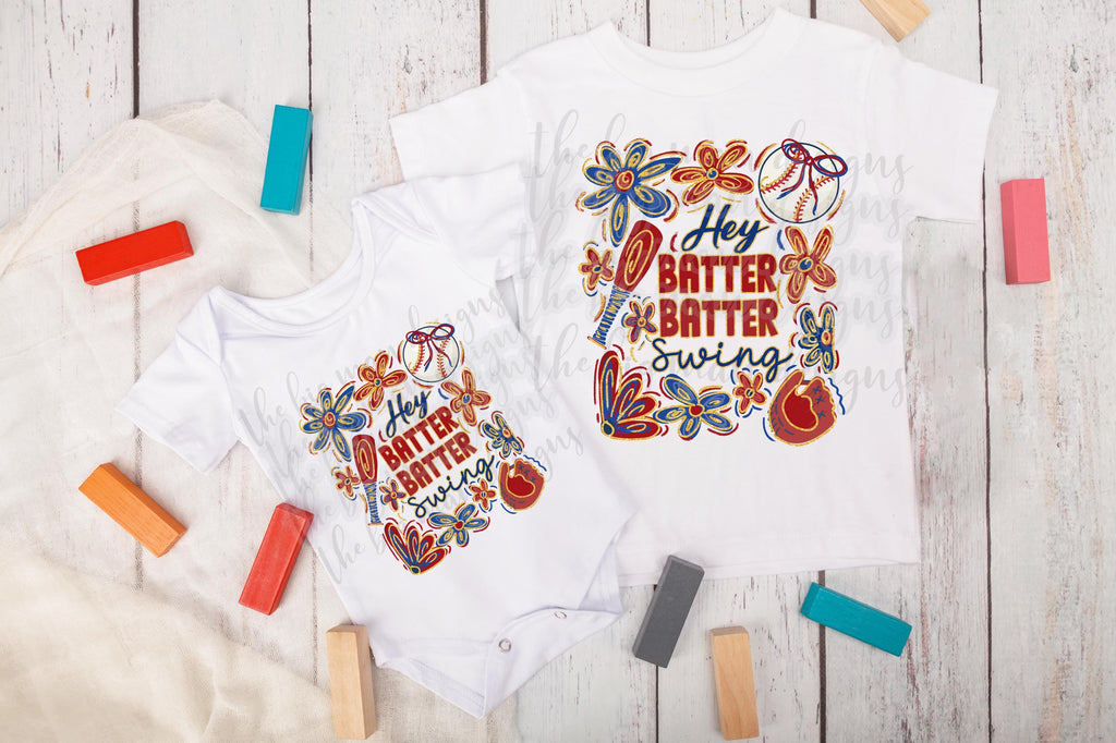 Hey Batter Baseball Baby Onesie, Baseball Outfit