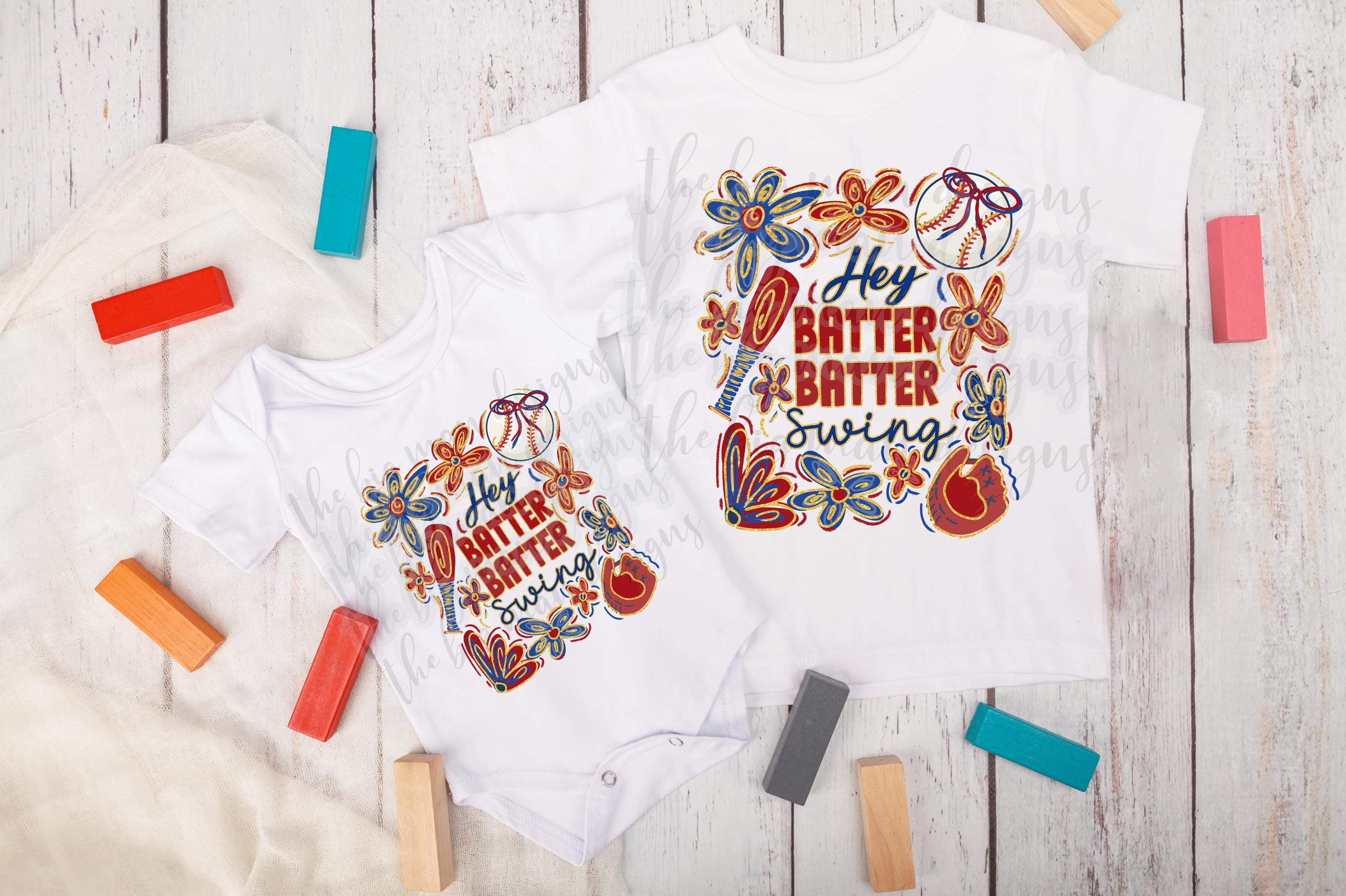 Hey Batter Baseball Baby Onesie, Baseball Outfit