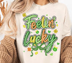 St Patrick's Day DTF Transfer Bundle | Boho Shamrock Clover Designs