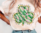 St Patrick's Day DTF Transfer Bundle | Boho Shamrock Clover Designs