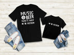 Music and Beer that's why I am here. We offer this as a dye sublimation on grey or DTF on all other colors. The Big Man Designs; available in a sweatshirt or tshirt
