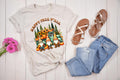 Happy Fall Y'all vibrant Gnomes with pumpkins and sunflowers; shirt is 100% cotton with a DTF design so it will be soft and durable. Great autumn  shirt or a fall gift. Great for going the pumpkin patch or wearing for Thanksgiving.