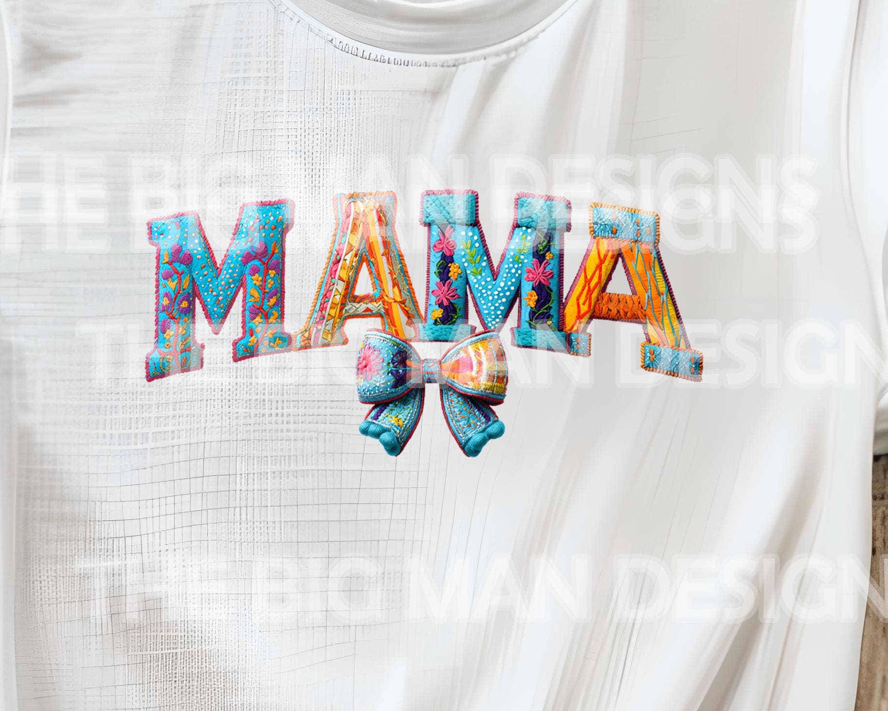 Faux Yarn Embroidery “Mama” Digital Download | Colorful Floral PNG for Sublimation & Printing 🌸✨
Create beautiful custom apparel and gifts with this high-resolution digital “Mama” design! This intricate faux yarn embroidery effect features vibrant colors, delicate floral details, and a handcrafted aesthetic—perfect for t-shirts, sweatshirts, tote bags, mugs, and more!