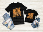 For those who like their humor with a dark twist—this "I Will Put You in the Trunk and Help People Look for You" DTF transfer is bold, sassy, and just the right amount of unhinged! Perfect for making statement tees, hoodies, and more. Whether you’re the funny friend or just a little too enthusiastic about true crime, this design is sure to turn heads. on black