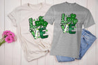 Celebrate St. Patrick’s Day with this adorable "Love" DTF transfer featuring a shamrock as the O in the word “Love”! This festive green design combines the spirit of the holiday with the cuteness of a shamrock, making it perfect for creating lucky St. Patrick's Day outfits. Whether you're heading to a celebration or just want to add a little festive charm to your wardrobe, this ready-to-press DTF transfer is the perfect way to bring some luck and love into your day! natural and