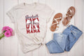 Baseball Mama Coquette Bow DTF Transfer | Vintage Sports Graphic