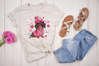 Valentine Dachshund Dog DTF Transfer | Ready-to-Press T-Shirt Print