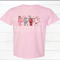 Tumbler Hearts Valentines Day T-Shirt | Softstyle Unisex Fit