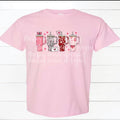 Tumbler Hearts Valentines Day T-Shirt | Softstyle Unisex Fit