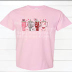 Tumbler Hearts Valentines Day T-Shirt | Softstyle Unisex Fit