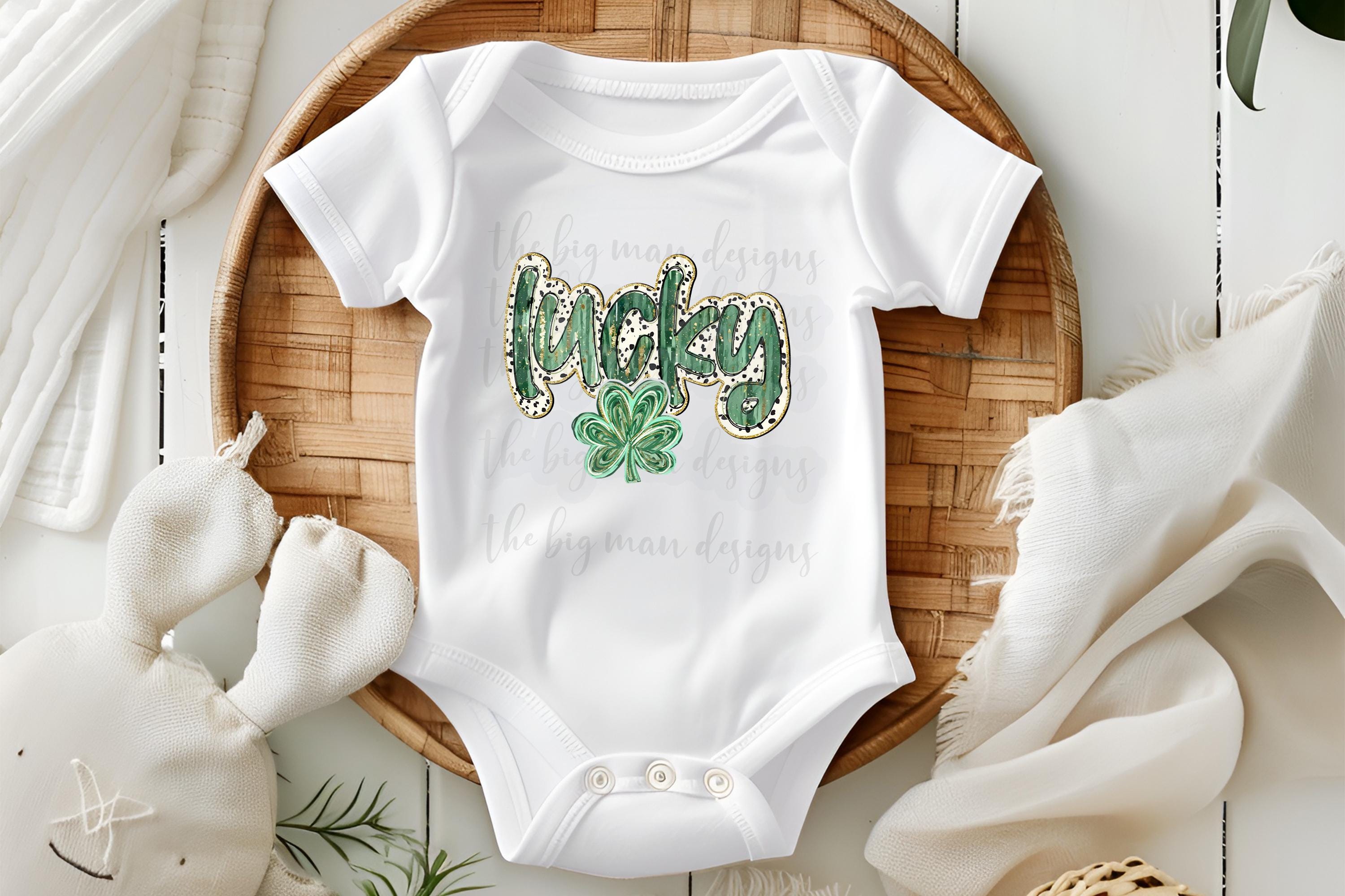 Lucky Shamrock Baby Onesie | St. Patrick's Day Cotton T-Shirt