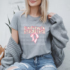 Mama Faux Quilted Embroidered DTF Transfer – Pastel Design with Coquette Bow

Description:
Elevate your DIY apparel with our Mama Faux Quilted Embroidered DTF Transfer. This high-quality transfer features a charming pastel design with intricate faux quilted and embroidered details, accented by an elegant coquette bow. Perfect for adding a unique, stylish touch to your favorite t-shirts, sweatshirts, or bags, our DTF transfer offers a vibrant, durable finish that stands up to repeated washes