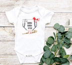 Hey Bubba Baseball Shirt | Red Bow Coquette Tee
