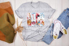 Game Day Baseball DTF Transfer with a retro coquette aesthetic, featuring vintage-inspired fonts, soft pastel tones, and a chic bow accent. Perfect for making your own game day shirt, baseball mom tee, or softball fan apparel. This heat press transfer applies easily to cotton, poly blends, and more, creating a vibrant, long-lasting design that won’t crack or fade. Ideal for DIY baseball fashion, sports lovers, and stylish game day outfits! on a sports grey tshirt ⚾🎀✨
