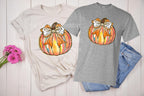 Brushstroke Pumpkin DTF Transfer | Faux Glitter Coquette Bow | Fall Aesthetic Heat Transfer 🎃✨
Get ready for fall with this trendy Brushstroke Pumpkin DTF transfer! Featuring a delicate coquette bow with a faux glitter effect, this heat transfer is perfect for creating your own stylish autumn tees, sweatshirts, and more! on natural and grey