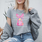 Happy Easter Coquette Flowers DTF Transfer | Ready-to-Press Easter Shirt Print | Pastel Bunny Bow Design