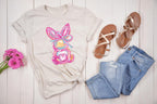 Happy Easter Coquette Flowers DTF Transfer | Ready-to-Press Easter Shirt Print | Pastel Bunny Bow Design