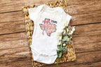 State Floral Coquette Texas DTF Transfer | Ready-to-Press Shirt Print