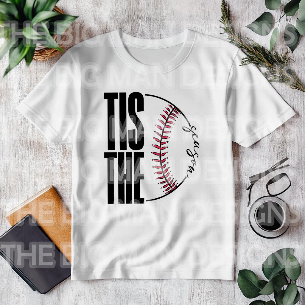 Step up your game day look with this Tis the Season Retro Baseball Game Day DTF Transfer! Featuring a vintage-inspired design, this transfer is perfect for creating trendy baseball shirts, sweatshirts, and more. Just press and go—no weeding required! on white toddler tshirt