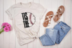 Step up your game day look with this Tis the Season Retro Baseball Game Day DTF Transfer! Featuring a vintage-inspired design, this transfer is perfect for creating trendy baseball shirts, sweatshirts, and more. Just press and go—no weeding required! on natural