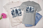 American Cowgirl "I Do a Thing Called What I Want" DTF Transfer | Ready-to-Press Shirt Print