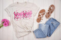 XOXO Coquette Pink Bow DTF Transfer | Romantic Valentine’s Day Print with Hearts | Ready-to-Press