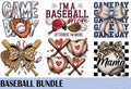 Baseball Mama DTF Transfer Bundle | Coquette Bow, Game Day Designs