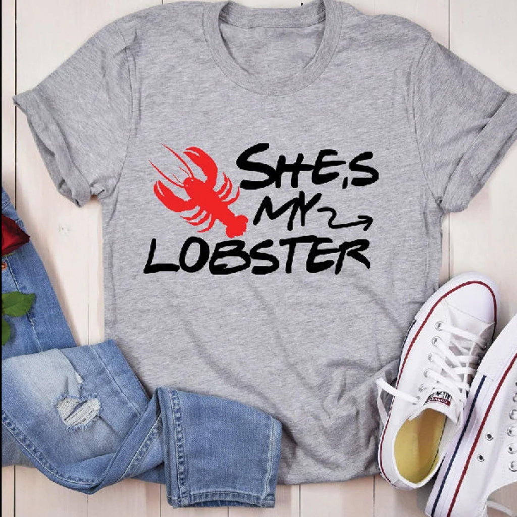 She's My Lobster Valentines Day T-Shirt | Unisex Fit