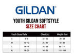Gildan youth sizing charg