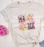 Mama Boho Doodle Flowers DTF Transfer – Boho Chic Mama DIY Transfer - Elevate your DIY apparel projects with our Mama Boho Doodle Flowers DTF Transfer. High-quality transfer is designed for mothers who love a boho chic style. Featuring hand-drawn doodle flowers in artistic pastel hues, it’s perfect for t-shirts, sweatshirts, tote bags, etc. The vibrant, long-lasting print is produced using Direct-to-Film (DTF), ensuring a smooth, durable finish on cotton, polyester, and blended fabrics.