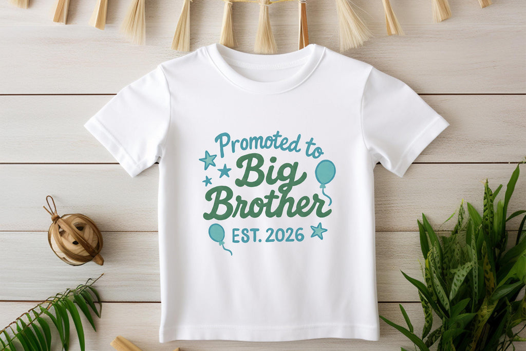 Big Brother Shirt | Pregnancy Reveal Toddler Shirt | Toddler Big Brother Outfit | New Sibling Announcement
Let your little one shine with our big brother shirt!
Perfect for a pregnancy reveal, birthday announcement, or welcoming a new sibling.