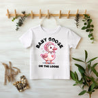Baby Goose on the Loose Pink Onesie & Toddler T-Shirt | Cute Animal Onesie | Gerber Brand Baby Girl Gift | Adorable Duck Shirt

Meet our charming "Baby Goose on the Loose" onesie and toddler tee, featuring a sweet pink goose wearing a playful bonnet! Your little girl will look absolutely adorable in this cute and trendy baby clothing. It's an ideal baby shower gift, a fun wardrobe addition for your baby girl, or a delightful toddler birthday present.