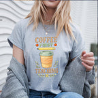 Coffee and Teaching Retro Shirt Digital Art