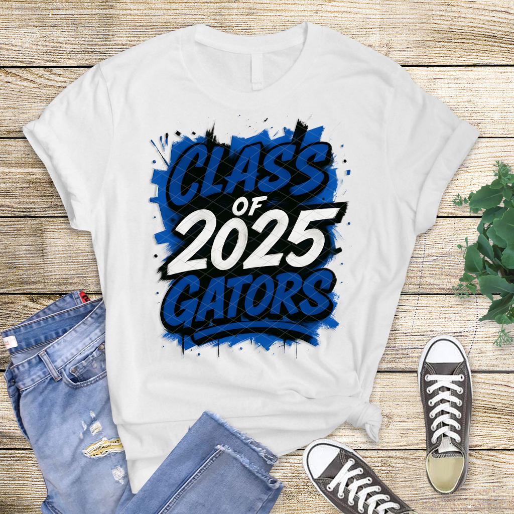 Senior 2025 Gators T-Shirt or Sweatshirt for School Spirit Days