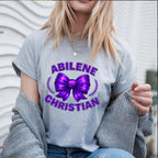 Cheer Bow Ready to Press School Spirit Shirt Transfer