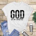 God Is In Control DTF Transfer | Faith Christian Heat Transfer | Inspirational Shirt Print Ready-to-Press