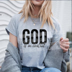 God Is In Control DTF Transfer | Faith Christian Heat Transfer | Inspirational Shirt Print Ready-to-Press