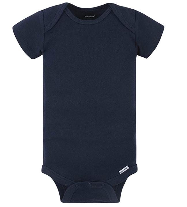 Navy blue onesie