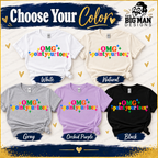 OMG Point Your Toes shirt colors: White, Natural, Gray, Orchid Purple and Black