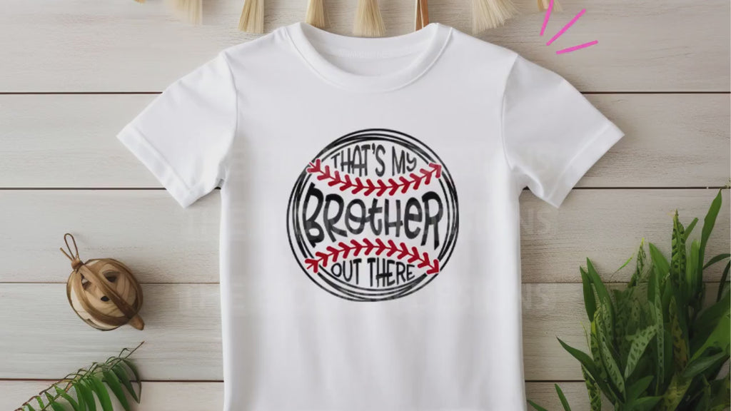 That's My Brother Baseball Tee | Matching Sibling Shirt